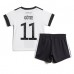 Německo Mario Gotze #11 Dětské Oblečení Domácí Dres MS 2022 Krátkým Rukávem (+ trenýrky)